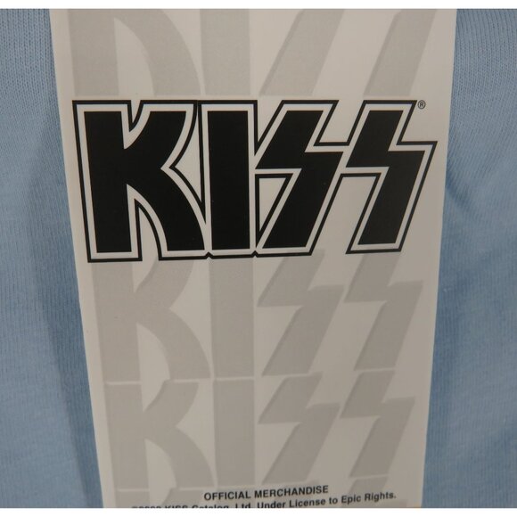 KISS Americana Men's Blue Graphic T-Shirt Medium NWT - Picture 3 of 5